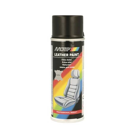 Spray vopsea pentru pentru reconditionare tapiterie din piele, 200 ml, culoare Negru - - Roveli