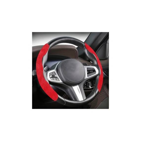 Set ornamente volan auto alcantara diverse culori universale Cod: FS-1201 / FS-1202 / FS-1203 - 5- Roveli
