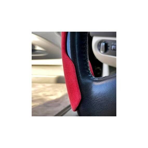 Set ornamente volan auto alcantara diverse culori universale Cod: FS-1201 / FS-1202 / FS-1203 - 10- Roveli