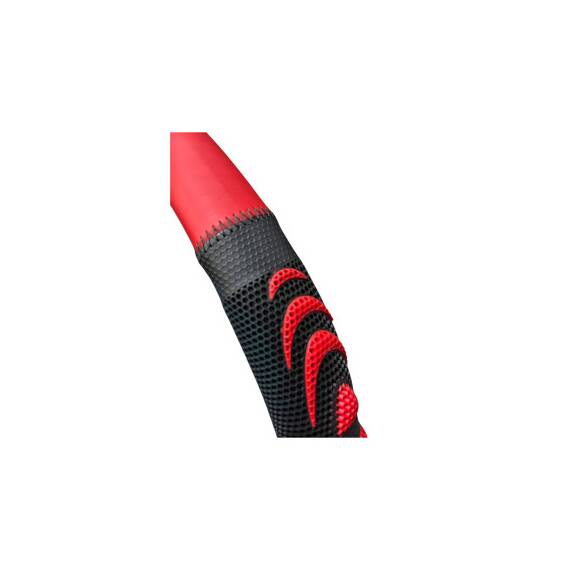 Husa volan imitatie piele si silicon rosu  marime M Cod: WK-1404 - 2- Roveli