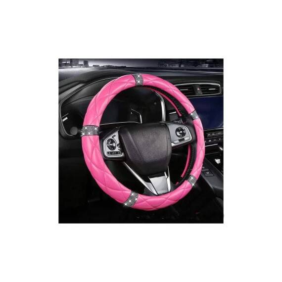 Husa volan imitatie piele marime M diverse culori Cod: WK-1016 - 2- Roveli