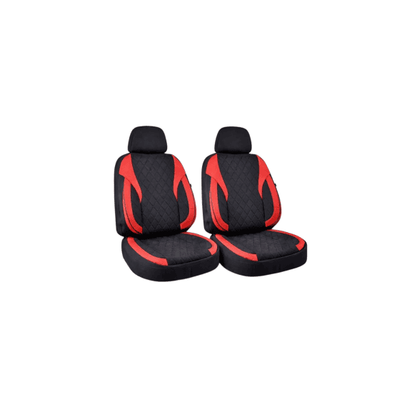 Huse scaune auto universale fractionate XL Premium compatibile SUV si Limuzine negru rosu Cod: HNG2504-1 - 5- Roveli