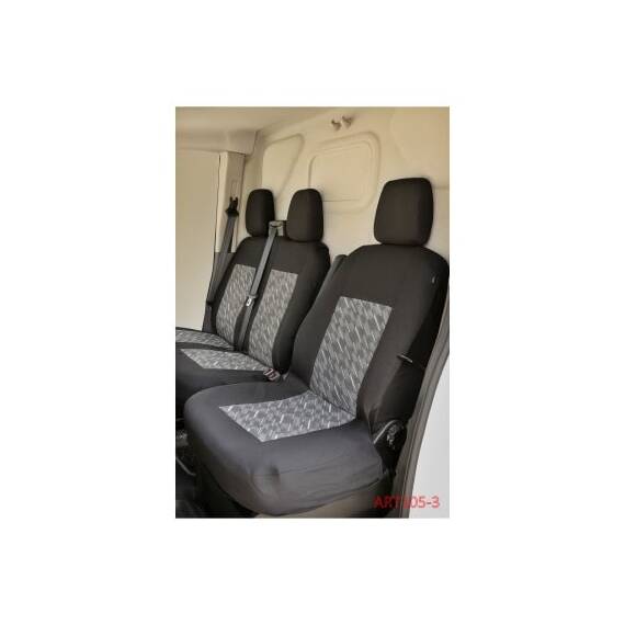 Huse Auto Textil 2+1 Premium Scaun Sofer si Bancheta Stanga, burete 10mm + 5mm Cod: ART105 - 12- Roveli