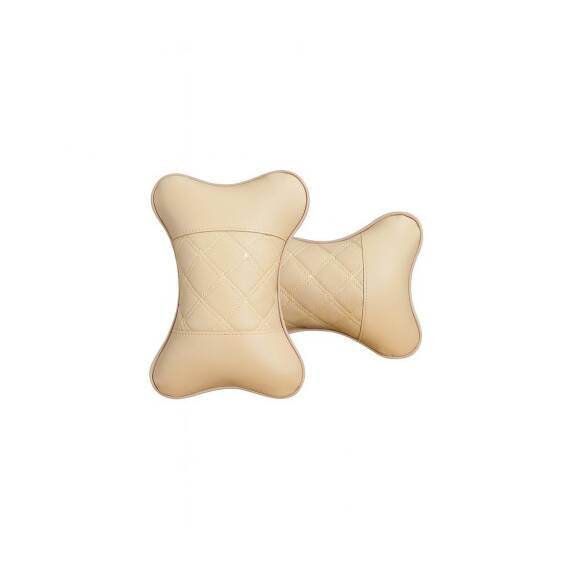 Set 2 perne tetiere universale sustinere gat auto culoare Negru cusaturi diverse Cod: FS-6512 - 4- Roveli