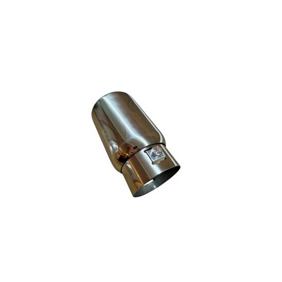 Ornament toba inox Premium, intrare 6.3 cm, lungime 13 cm, diametru exterior 7.5 cm Cod: 7100110 - - Roveli