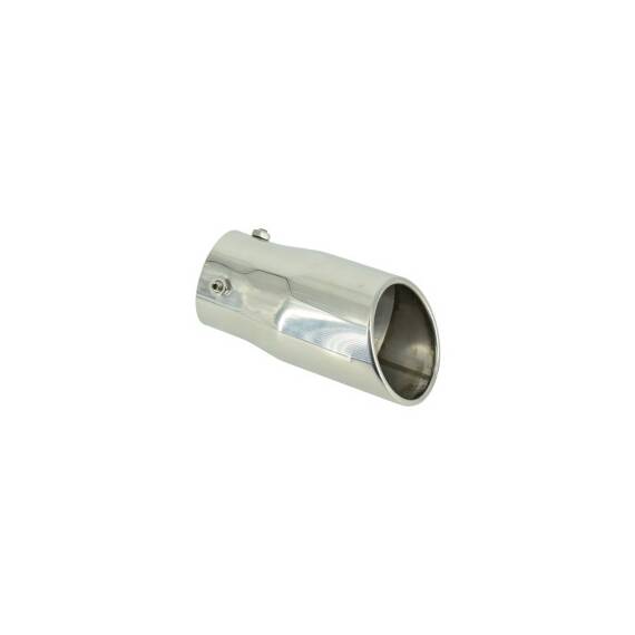 Ornament toba inox premium, intrare 7.8 cm, iesire 9 cm, lungime 18 cm Cod: 7635 - 4- Roveli