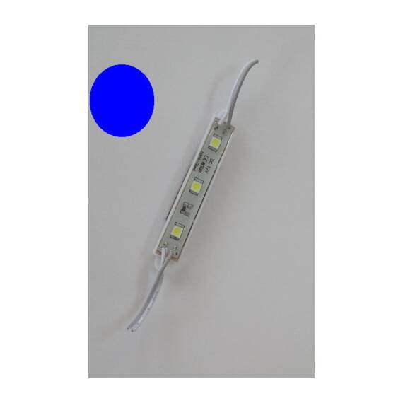 Modul 3 SMD 5050 24V lumina albastra - - Roveli