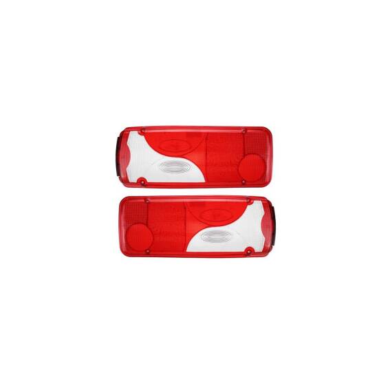 Sticla dispersor lampa spate compatibila Sprinter, Crafter, MAN TGA TGL TGM, Scania 5 Cod: 201801BC LH / RH - - Roveli