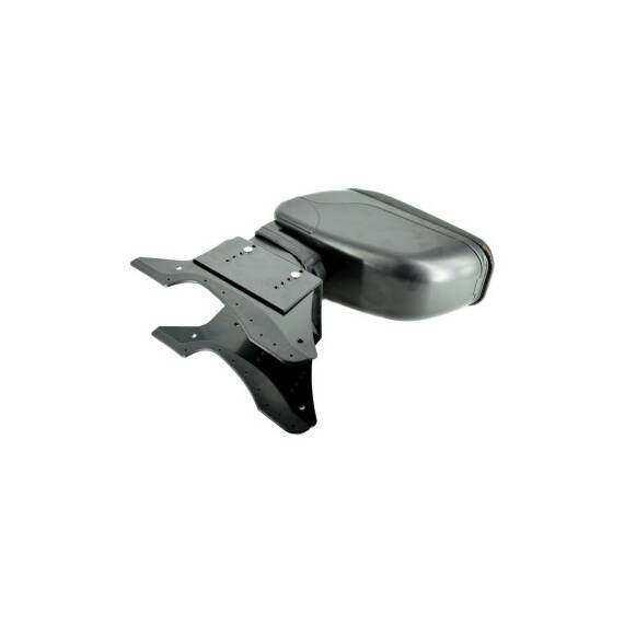 Cotiera auto universala cu baza metalica negru cusatura rosie Cod: 48014 - 5- Roveli