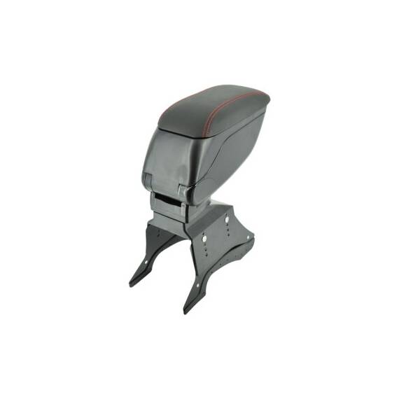 Cotiera auto universala cu baza metalica negru cusatura rosie Cod: 48014 - 4- Roveli