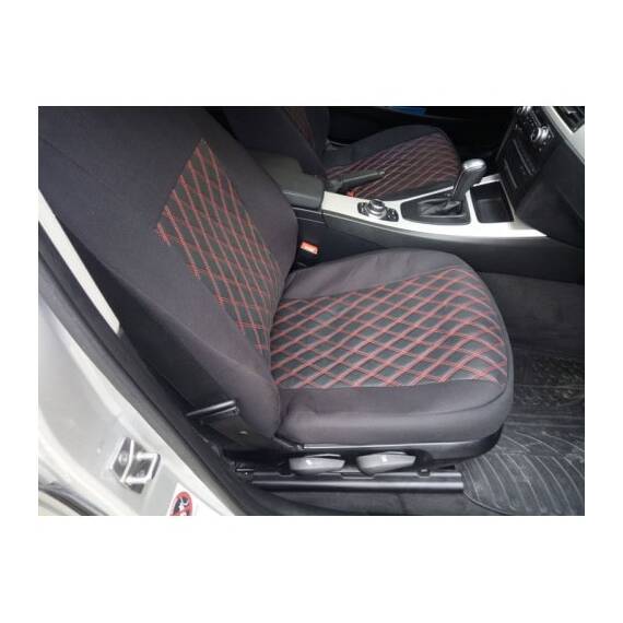 Husa auto dedicate BMW E91 318. FRACTIONATE - ROMB. Calitate Premium - 10- Roveli