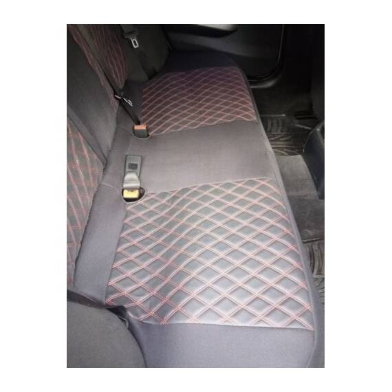 Husa auto dedicate BMW E91 318. FRACTIONATE - ROMB. Calitate Premium - 2- Roveli