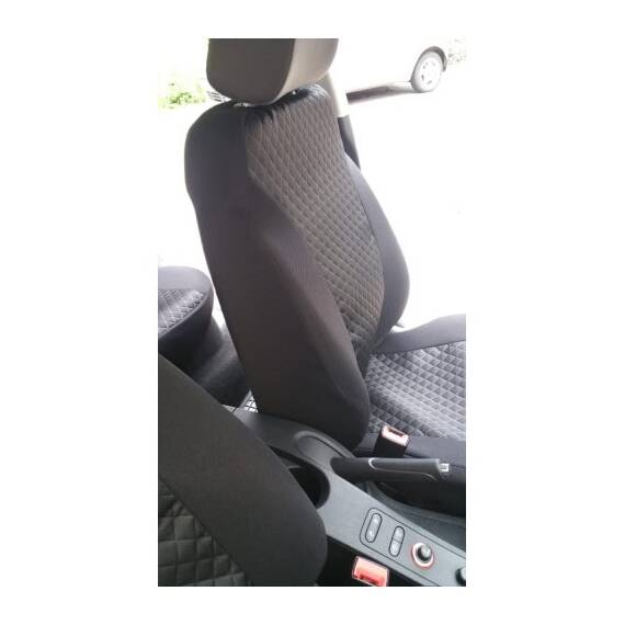 Husa auto dedicate SEAT LEON 2 HATCHBACK  2005-2012 FRACTIONATE. Calitate Premium - 5- Roveli