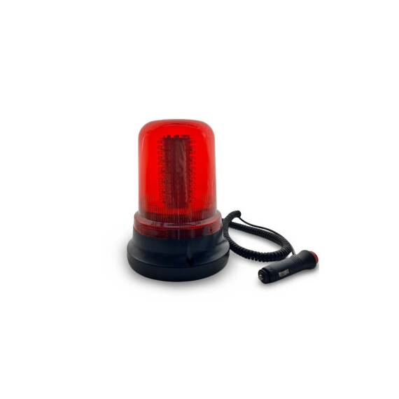 Girofar cu magnet  120 LED  Culoare Rosu 12V-24V Cod: 51066 - - Roveli