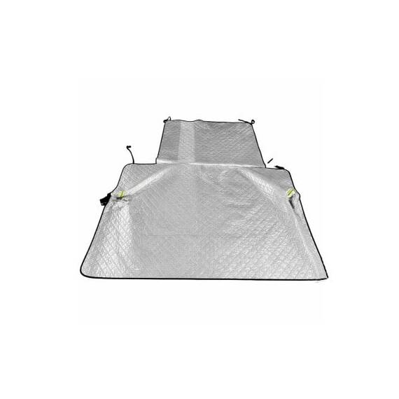 Parasolar exterior auto iarna vara cu protectie oglinzi geamuri fata laterale si capota 255x240 cm Cod: CST-255240 - - Roveli