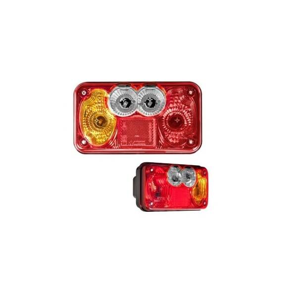 Lampa stop auto cu bec pentru camion remorca 5 functii Cod: 2009 - 2- Roveli