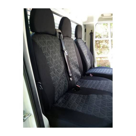 Husa auto dedicate 2+1 MERCEDES SPRINTER 2014-2018 FRACTIONATE. Calitate Premium - 2- Roveli