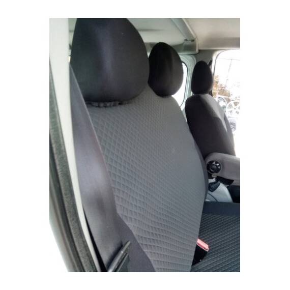 Husa auto dedicate Opel Vivaro 2014->  9 locuri  FRACTIONATE. Calitate Premium - 12- Roveli