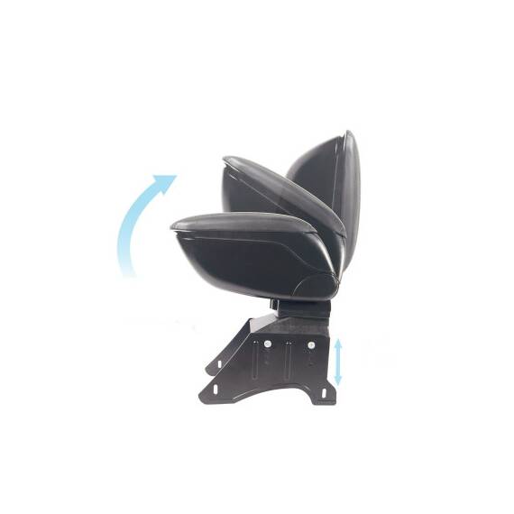 Cotiera auto universala neagra cu suport metalic Cod: 48014 - 3- Roveli