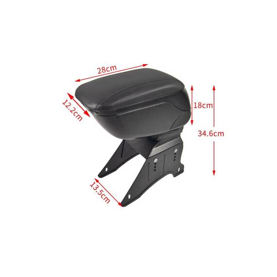 Cotiera auto universala neagra cu suport metalic Cod: 48014 - 2- Roveli