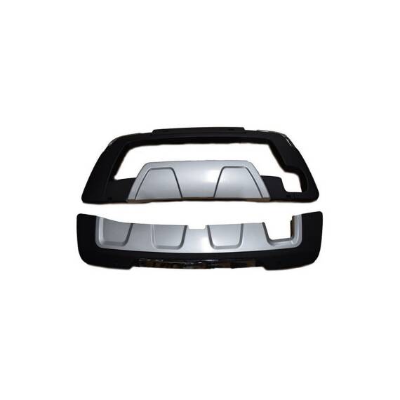 Bullbar fata spate Dacia Duster I 2012-2017 protectii bara plastic  Cod: ART-DST-003 - - Roveli