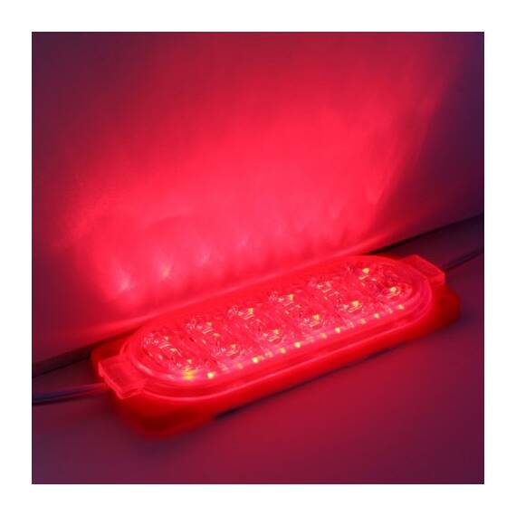 Modul Stroboscop  12SMD DC 12V  480lumen Cod: JSUN10533-2835-2,4W - 7- Roveli