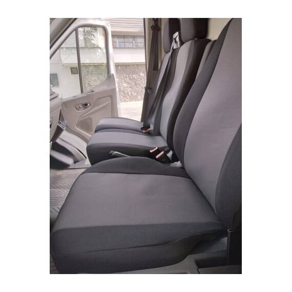 Husa auto dedicate 2+1 FORD TRANSIT 2013-> FRACTIONATE. Calitate Premium - 4- Roveli