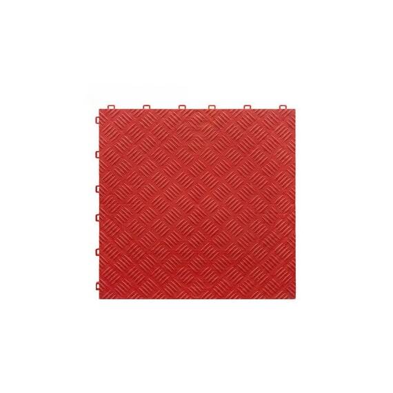 Pardoseala modulara plina PP 40x40x1.8cm garaj trafic intens Rosu Cod: PM10010 - - Roveli