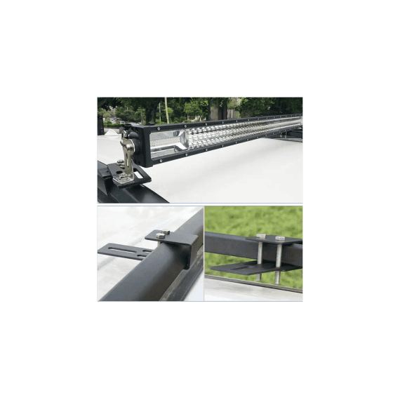 Set 2 suporti  proiectoare  LED BAR universal pentru  prindere de bare longitudinale  Cod: TY013 - 6- Roveli