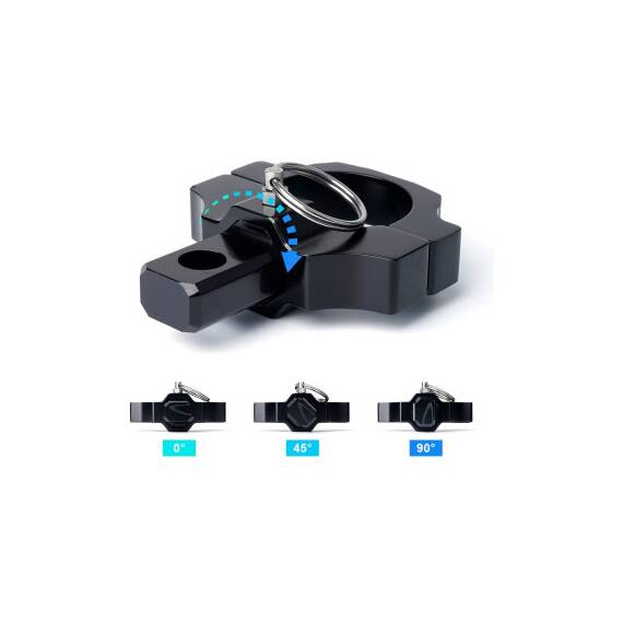Suport proiectoare LED universal  prindere de rollbar sau bullbar ø 45-48mm  Cod: RZR-038 - 2- Roveli