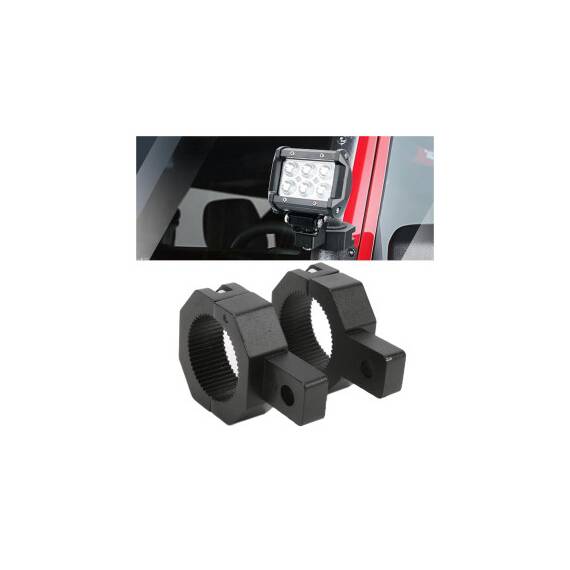 Set 2 suporti  proiectoare LED universal pentru  prindere de rollbar sau bullbar   Cod: TY038 - 2- Roveli