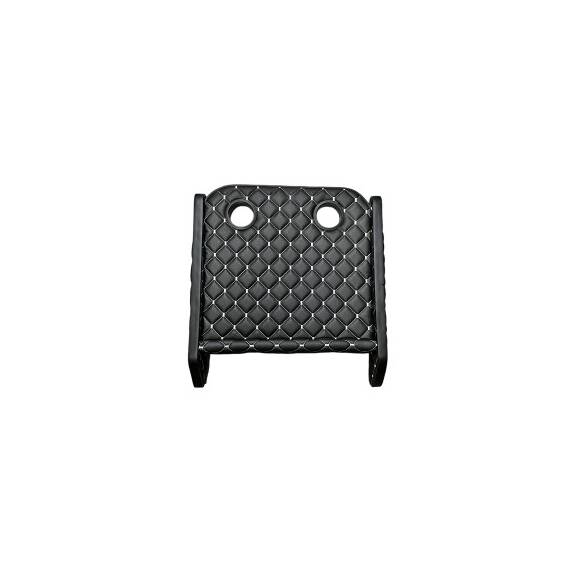 Masa de bord cu 2 suporti pentru pahare ,piele ecologica culoare Negru cusatura Gri compatibila  Iveco Daily 2007-2014 - 2- Roveli