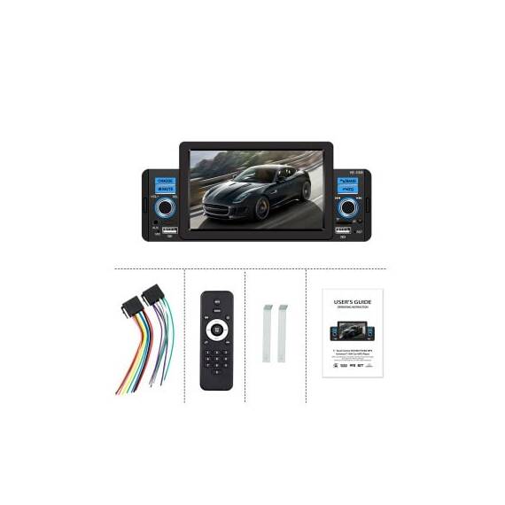 Radio MP3, MP5 Video Player 1DIN  cu bluetooth si mirrorlink  7inch  12V  Cod: 530MP5 - 5- Roveli