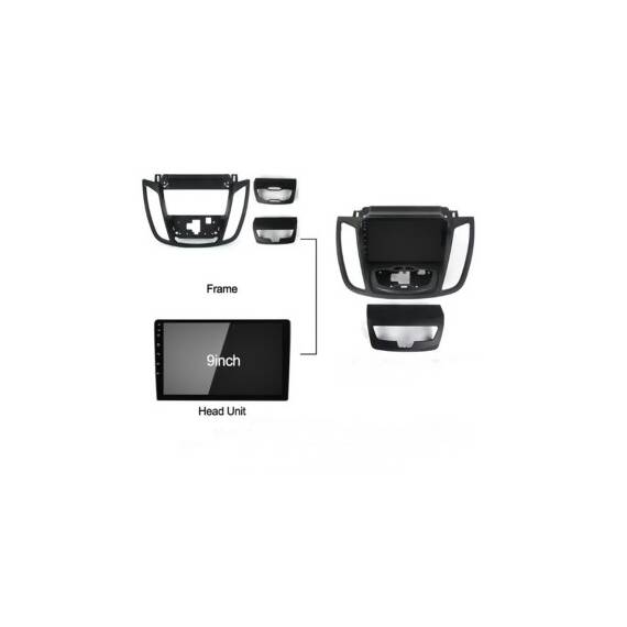 Rama Navigatie 9" cu cablaj si modul canbus compatibila Ford C-Max II / Grand C-Max 2010 - 2019 Cod: NV3061/ GR3 - 5- Roveli