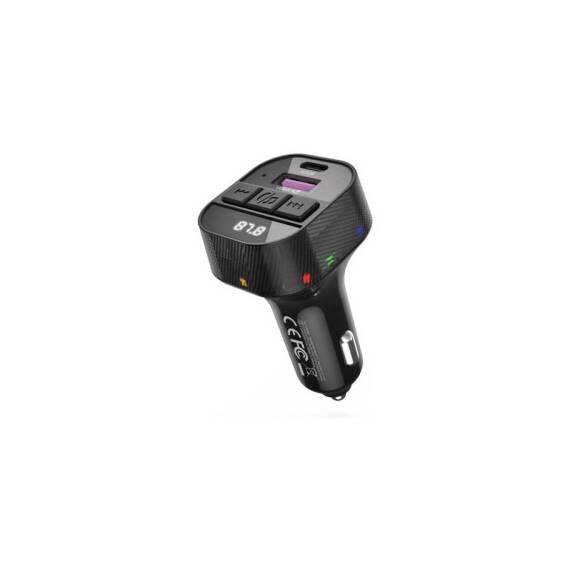 Modulator MP3 SMART cu functie handsfree auto Bluetooth V5.3 si incarcator auto USB-C PD30W + USB-A Cod: XO-BCC17 - 6- Roveli