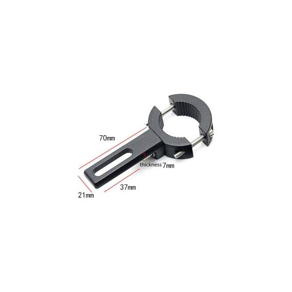 Suport pentru montaj proiectoare pe bullbar / rollbar diametru 38mm-60mm Cod: HH-PRN4 - 4- Roveli