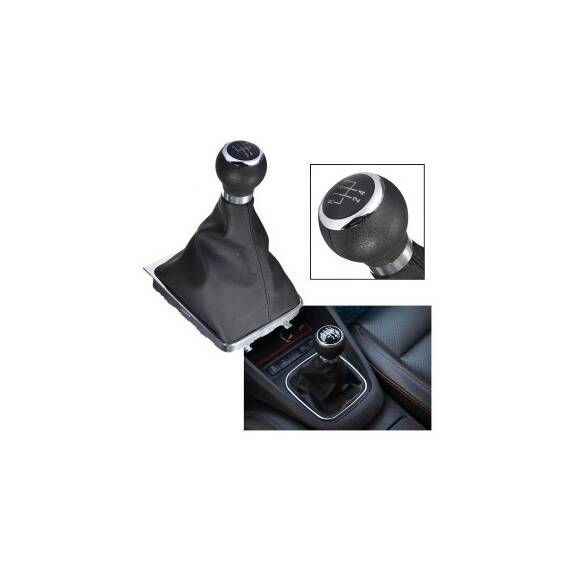 Manson schimbator si maner compatibil Volkswagen Golf VI MK5/MK6 2005-2014 cu 2 adaptoare pentru 5 si 6 viteze Cod: SC-03 - 2- Roveli