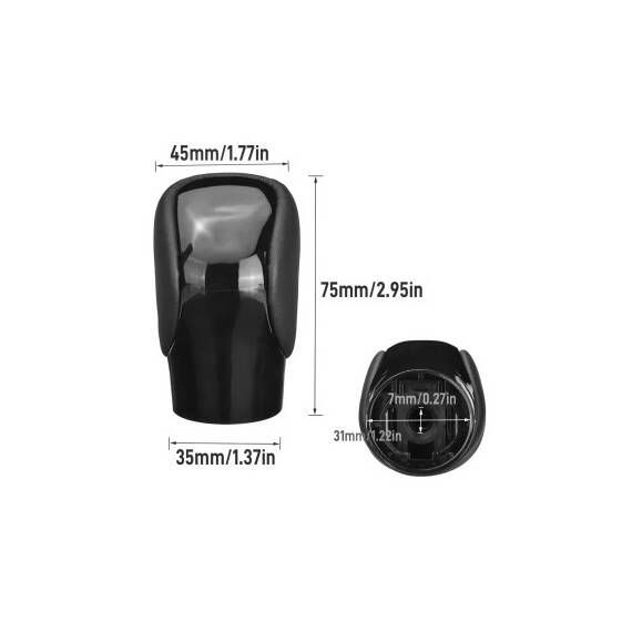 Maner  schimbator auto din plastic  compatibil  Lexus NX,RX,IS,ES,RC  Cod: SC-199 - 2- Roveli