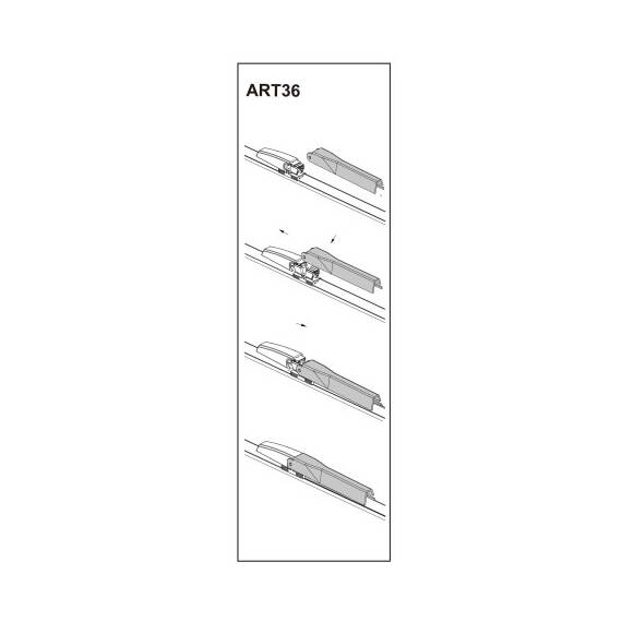 Stergator parbriz sofer AUDI A6 06/2001-> COD:ART36 22" - - Roveli