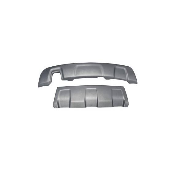 Scut protectie ornament compatibil Dacia Duster I 2010-2017 Argintiu texturat - - Roveli