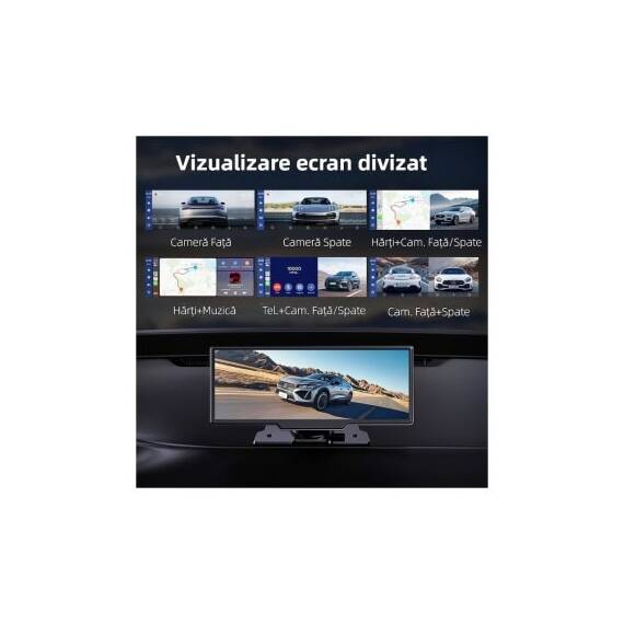 Navigatie Multimedia DVR 10.26" touch screen  CarPlay si Android Auto wireless, Camera marsarier Cod: CHS-N91C - - Roveli