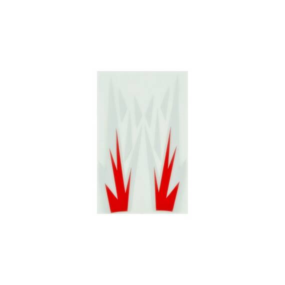 Abtibild culoare alb rosu reflectorizant Cod: AN15 - - Roveli
