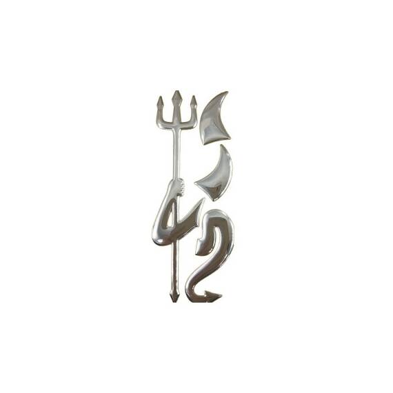 Abtibild Dracusor auto crom relief 3D Cod: DZ-37 - - Roveli