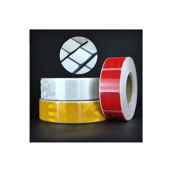 Banda reflectorizanta intrerupta Premium Omologata U.E. culoare Rosie Cod: RI01R - - Roveli