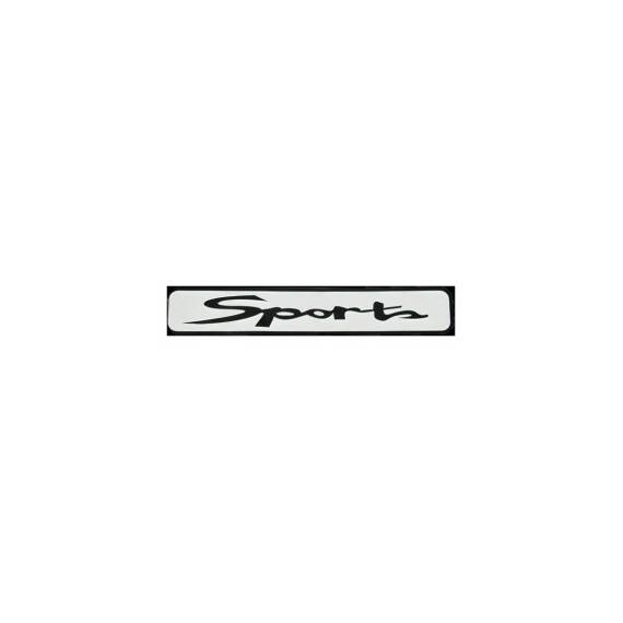 Abtibild Sports auto culoare alb decorativ pentru exterior si interior Cod: DZ-075 - - Roveli