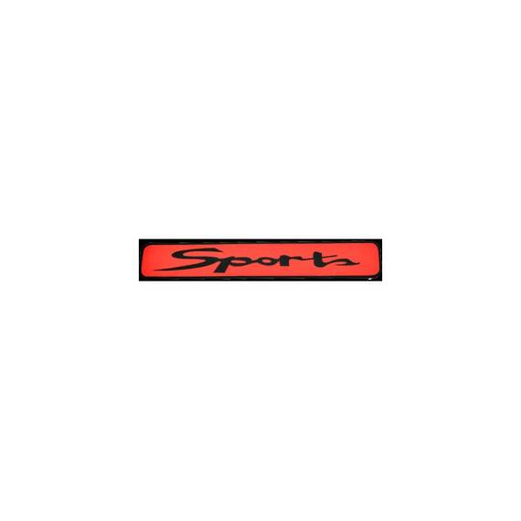 Abtibild Sport auto rosu decorativ pentru exterior si interior Cod: DZ-075 - - Roveli