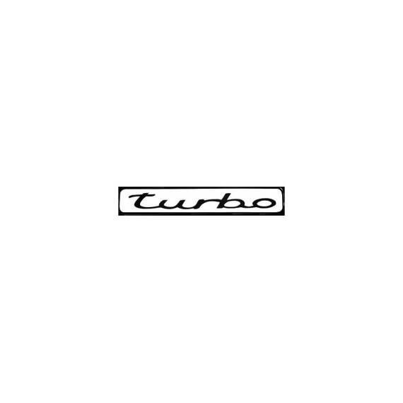 Abtibild Turbo auto alb decorativ pentru exterior si interior Cod: DZ-076 - - Roveli