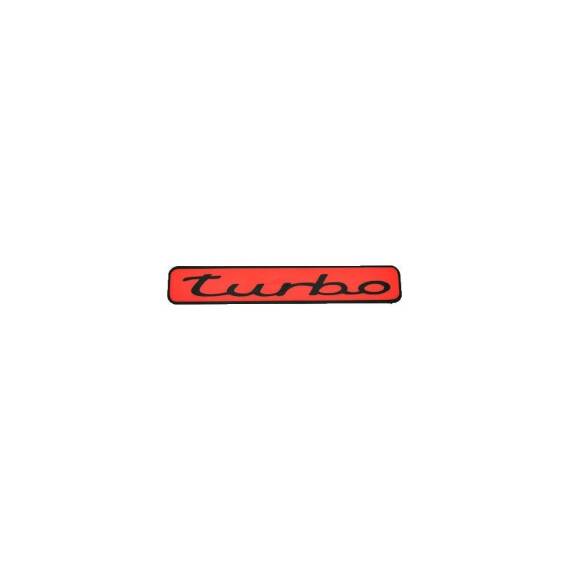 Abtibild Turbo culoare rosu decorativ pentru exterior si interior Cod: DZ-076 - - Roveli