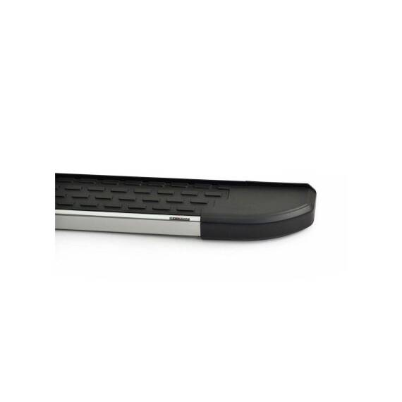 Praguri laterale auto negre aluminiu compatibile Fiat Doblo II lung 2010-2021 Cod: V1-223cm+PRG1043-BRK01 - 6- Roveli