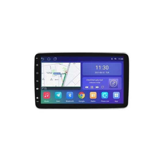 Radio auto 1DIN MP3 MP5 player Android ecran reglabil 360 grade 10 inch IPS 4GB RAM 64GB CarPlay Android Auto Cod: JM3004 - - Roveli